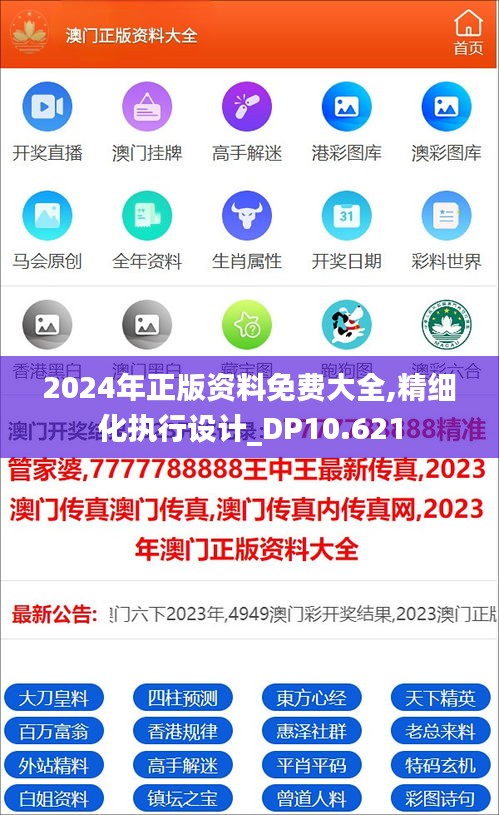 2024年正版资料免费大全,精细化执行设计_DP10.621