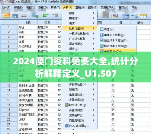 2024澳门资料免费大全,统计分析解释定义_U1.507