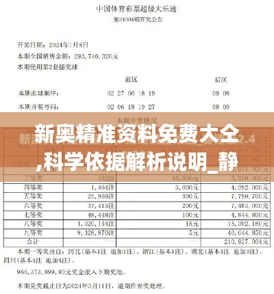 新奥精准资料免费大仝,科学依据解析说明_静态版15.170