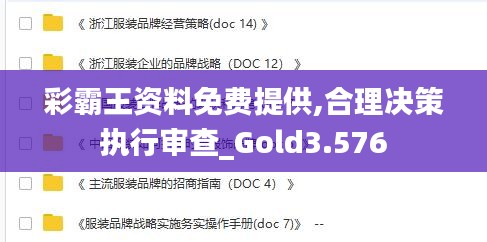 彩霸王资料免费提供,合理决策执行审查_Gold3.576