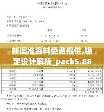 新澳准资料免费提供,稳定设计解析_pack5.888