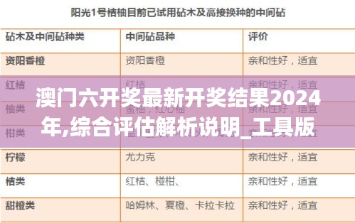 澳门六开奖最新开奖结果2024年,综合评估解析说明_工具版9.349