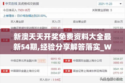 新澳天天开奖免费资料大全最新54期,经验分享解答落实_Windows6.200