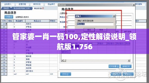 管家婆一肖一码100,定性解读说明_领航版1.756