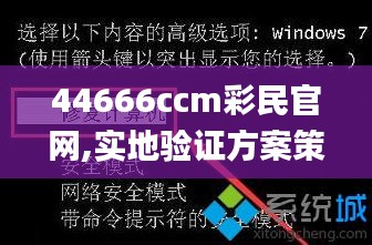 44666ccm彩民官网,实地验证方案策略_Windows3.146