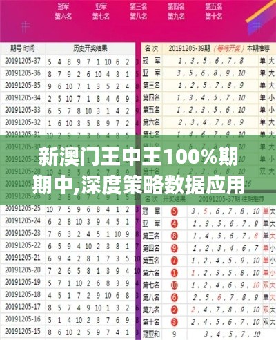 新澳门王中王100%期期中,深度策略数据应用_界面版1.390