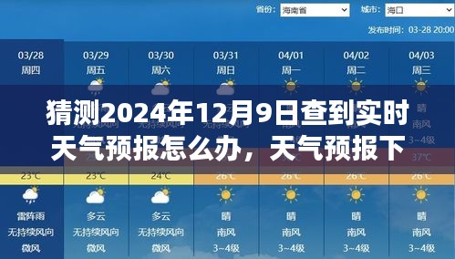 天气预报下的暖心时光，友情与陪伴的温馨故事在2024年12月9日的天气预报揭晓之际