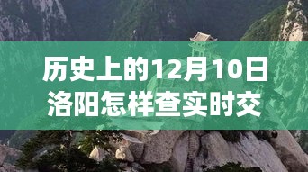 揭秘洛阳历史古都的交通信息宝藏，实时交通查询与秘境探秘之旅