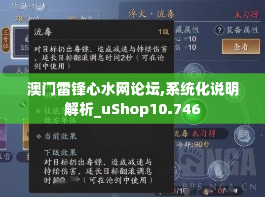 澳门雷锋心水网论坛,系统化说明解析_uShop10.746