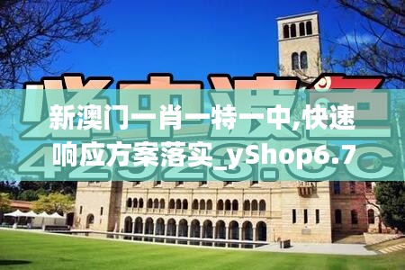 新澳门一肖一特一中,快速响应方案落实_yShop6.749