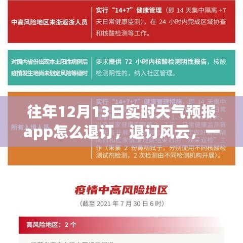 天气预报app退订指南，退订风云中的小故事揭秘