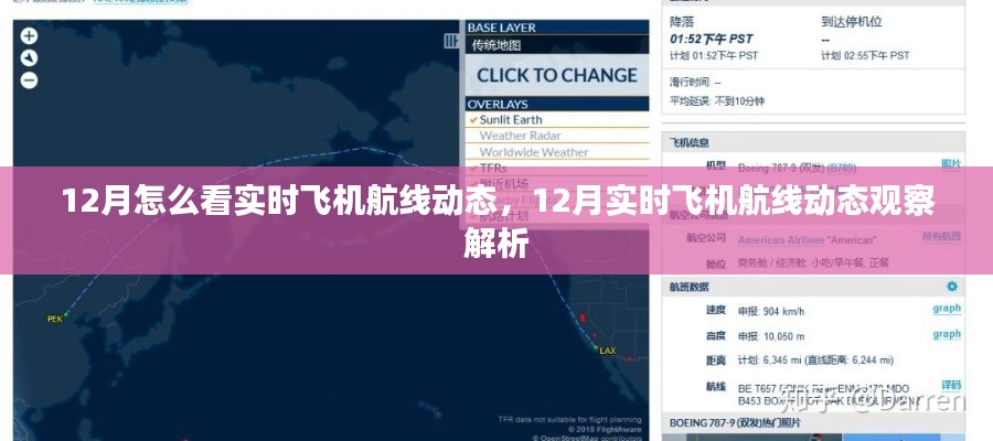 12月实时飞机航线动态观察与解析