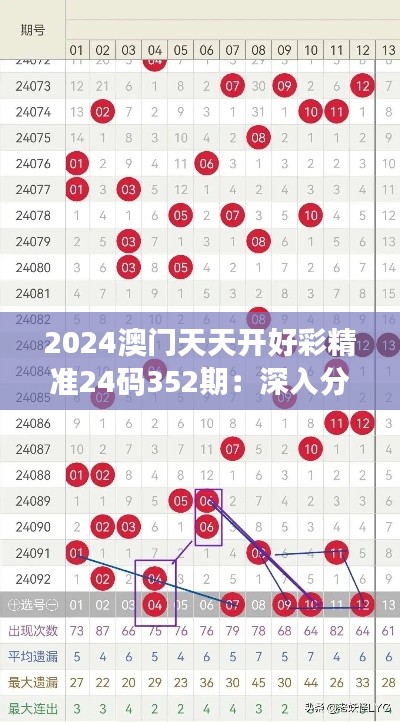 2024澳门天天开好彩精准24码352期：深入分析彩码规律，把握财富机遇