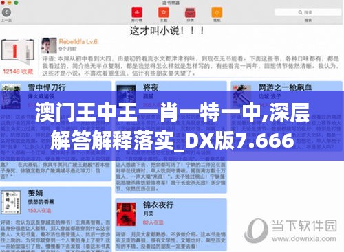 澳门王中王一肖一特一中,深层解答解释落实_DX版7.666