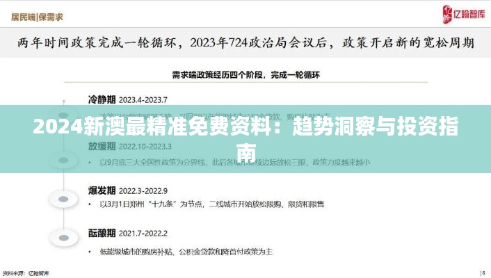 2024新澳最精准免费资料：趋势洞察与投资指南