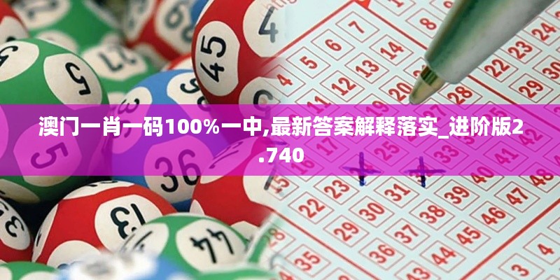 澳门一肖一码100%一中,最新答案解释落实_进阶版2.740