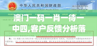 澳门一码一肖一待一中四,客户反馈分析落实_试用版4.295