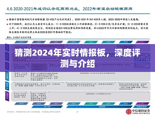 深度评测与介绍，预测2024年实时情报板的前沿功能与发展趋势