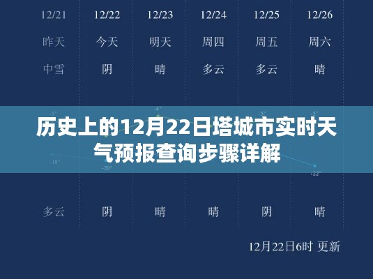 塔城市实时天气预报查询步骤详解，历史上的12月22日天气预报解析