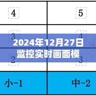 2024年监控实时画面模板，高清实时跟踪展示