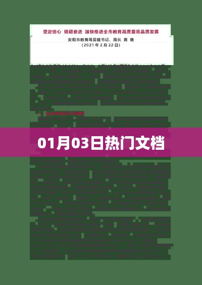 热门文档大放送，精选内容一网打尽（日期，01月03日）