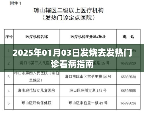 2025年发烧就医指南，发热门诊就诊攻略