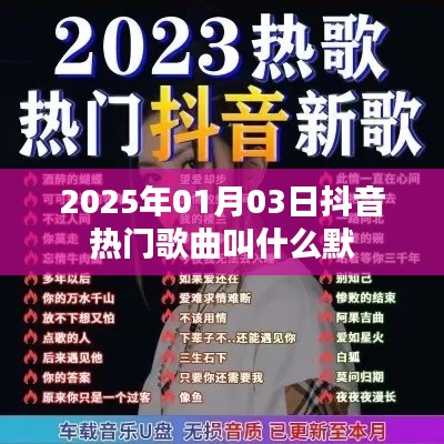 抖音热门歌曲默在2025年元旦走红