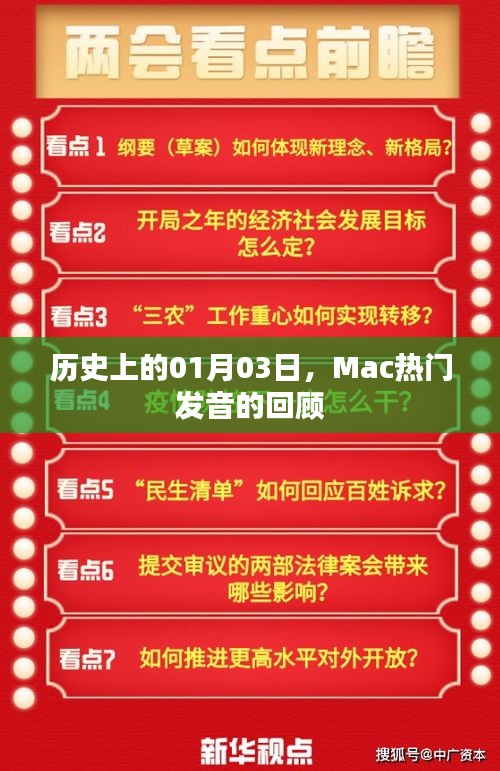 Mac热门发音回顾，历史上的1月3日