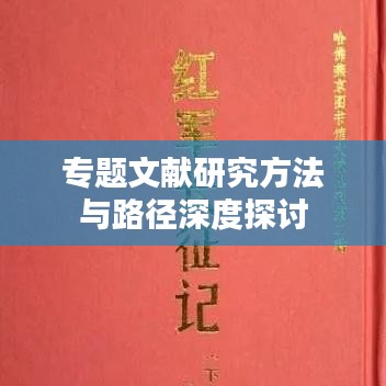 专题文献研究方法与路径深度探讨