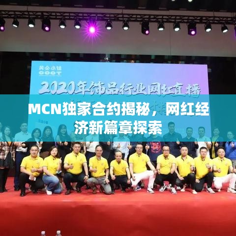 MCN独家合约揭秘，网红经济新篇章探索