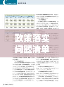 政策落实问题清单，深化执行力的关键路径探索