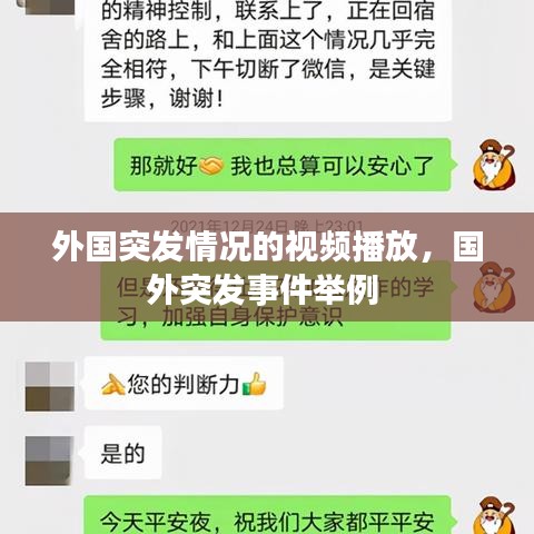 外国突发情况的视频播放，国外突发事件举例 