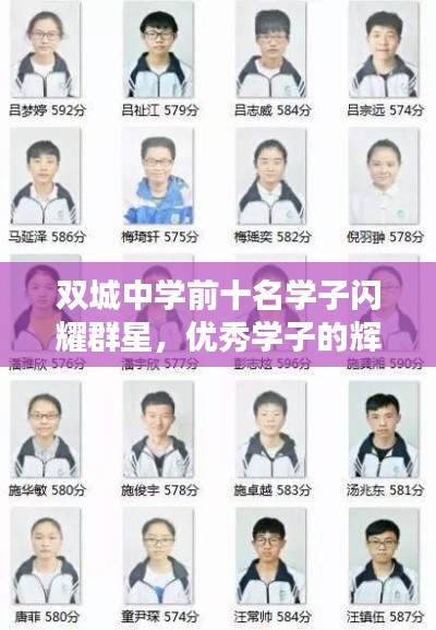 双城中学前十名学子闪耀群星，优秀学子的辉煌排名