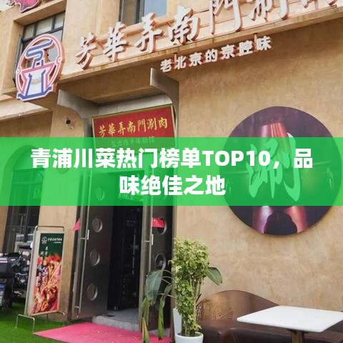 青浦川菜热门榜单TOP10，品味绝佳之地