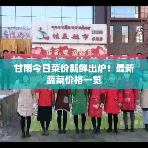 甘南今日菜价新鲜出炉！最新蔬菜价格一览